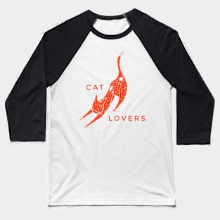 Cat lovers Baseball T-Shirt